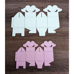 Boite Coeur à plier