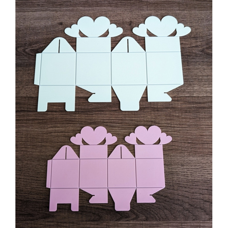 Boite Coeur à plier