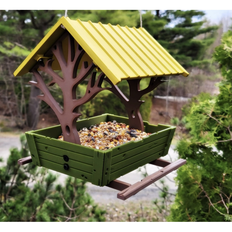 Mangeoire campagne pour oiseaux