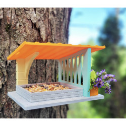 Mangeoire 50's pour oiseaux