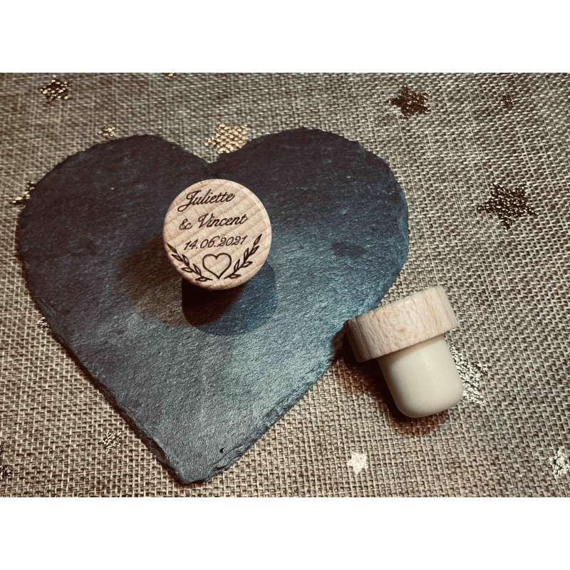 Bouchon prénoms et date