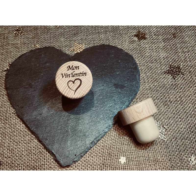 Bouchon Mon Vin'lentin