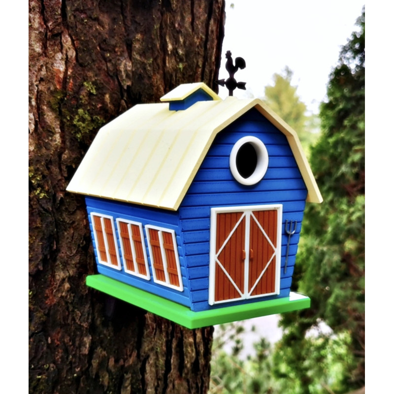 nichoir grange de ferme pour oiseaux