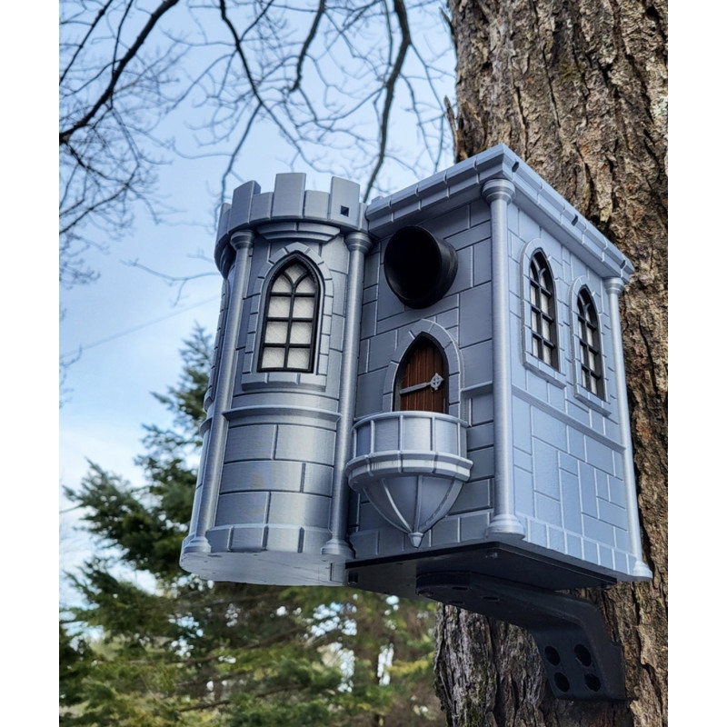 Nichoir chateau pour oiseaux
