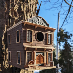 Nichoir saloon far west