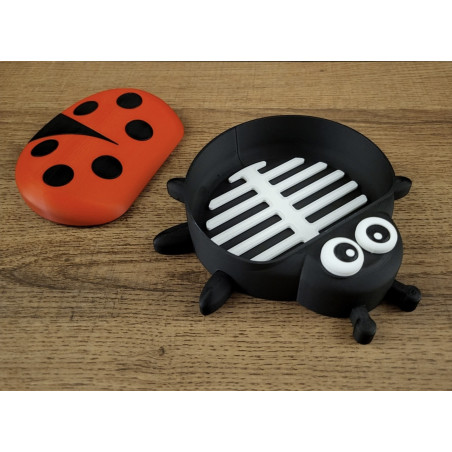 Boite à savon coccinelle