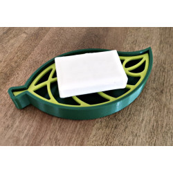 porte savon feuille